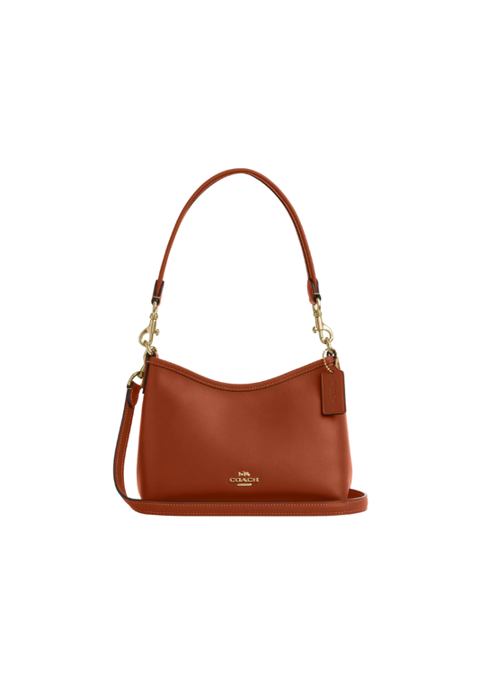 ( PREORDER ) Coach Laurel Small Shoulder Bag In Gold Tan CBH68