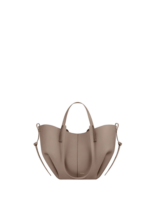 ( PREORDER ) Polene Cyme MIini Shoulder Bag In Textured Taupe