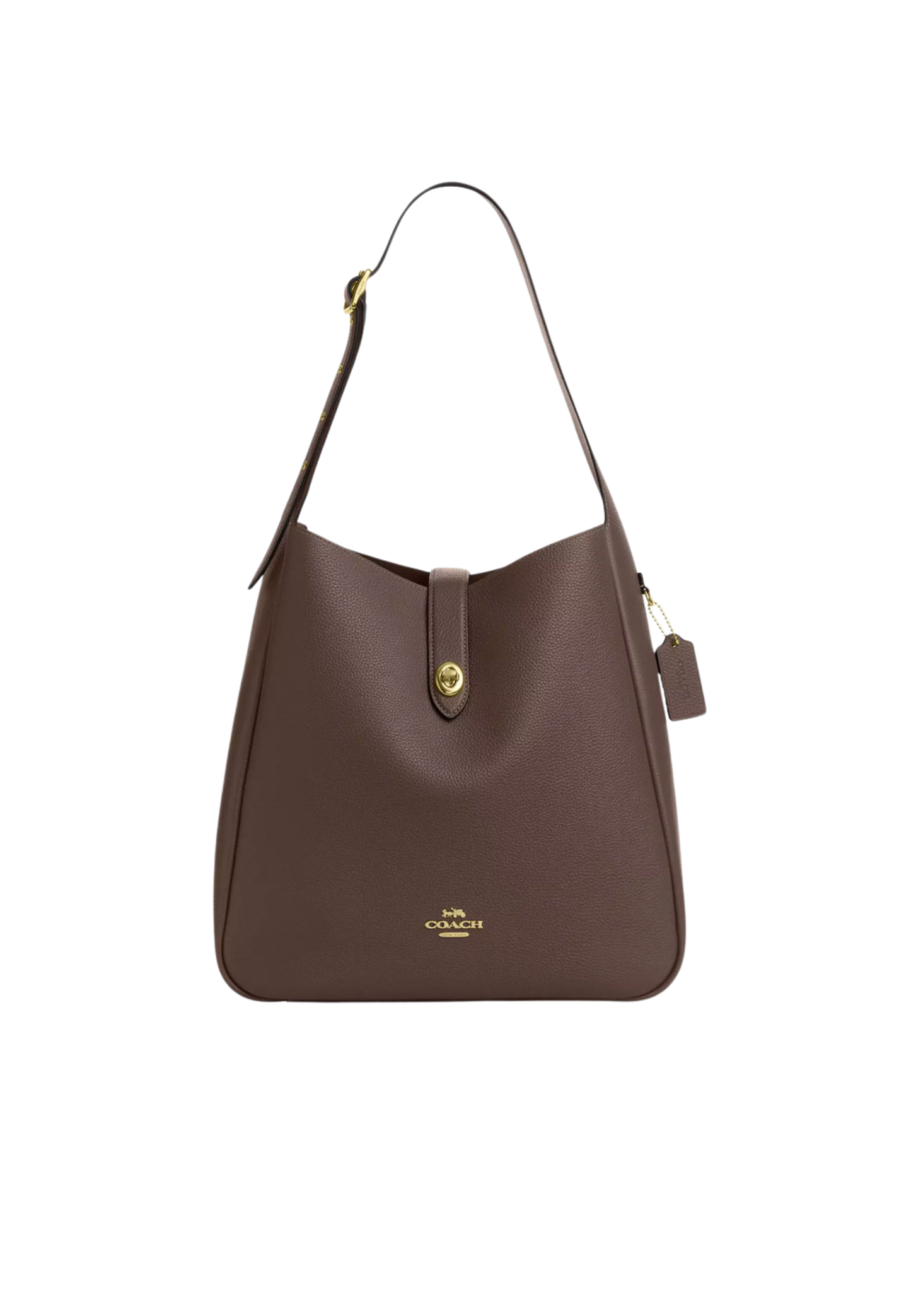 Coach Hadley Shoulder Bag Large In Dark Stone CCD65