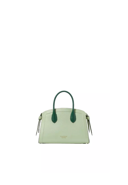 Kate Spade Knott Colorblocked Satchel Bag Medium Top Zip In Beach Glass KG850