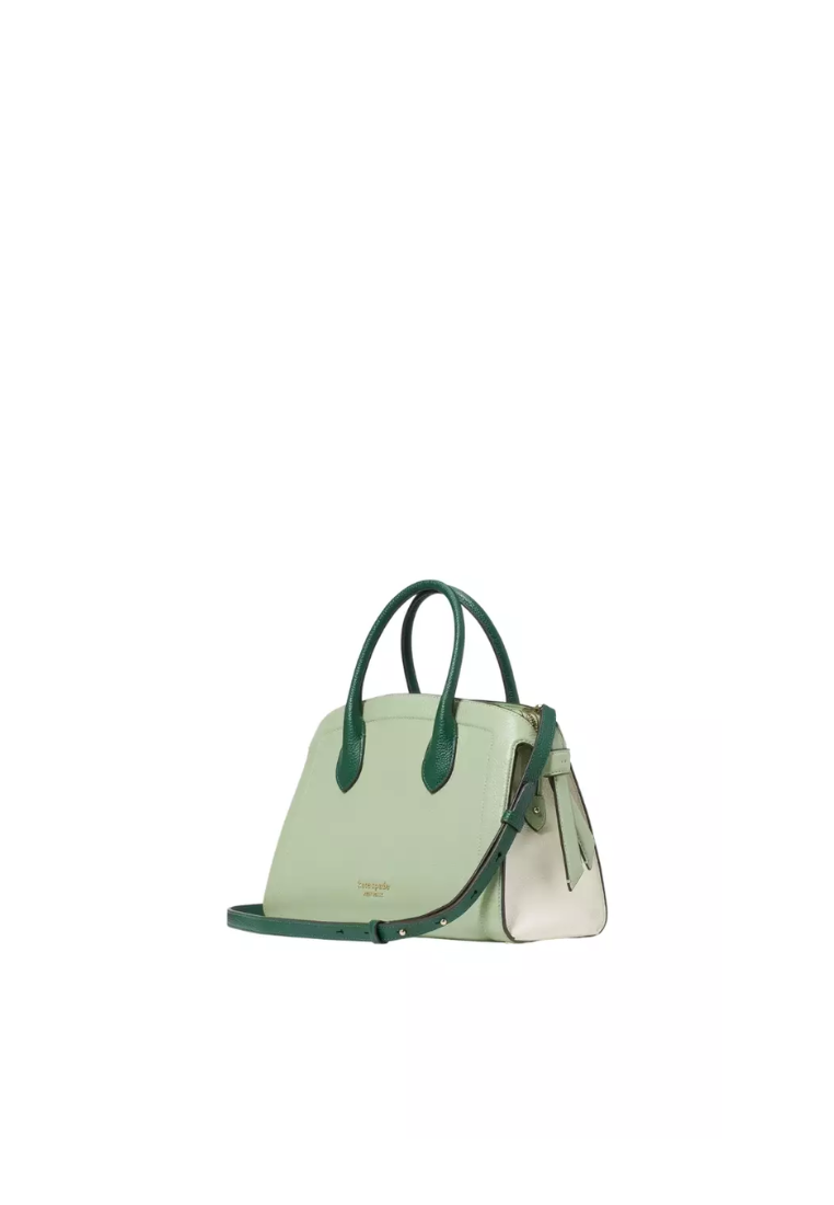 Kate Spade Knott Colorblocked Satchel Bag Medium Top Zip In Beach Glass KG850