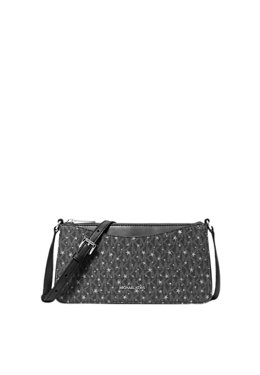( PREORDER ) Michael Kors Arden Medium Printed Signature Logo Crossbody Bag In Black 35F5S4XC8I