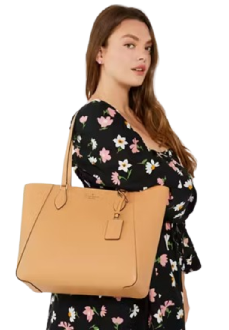 Kate Spade Poppy Tote Bag In Tiramisu Mousse KF388