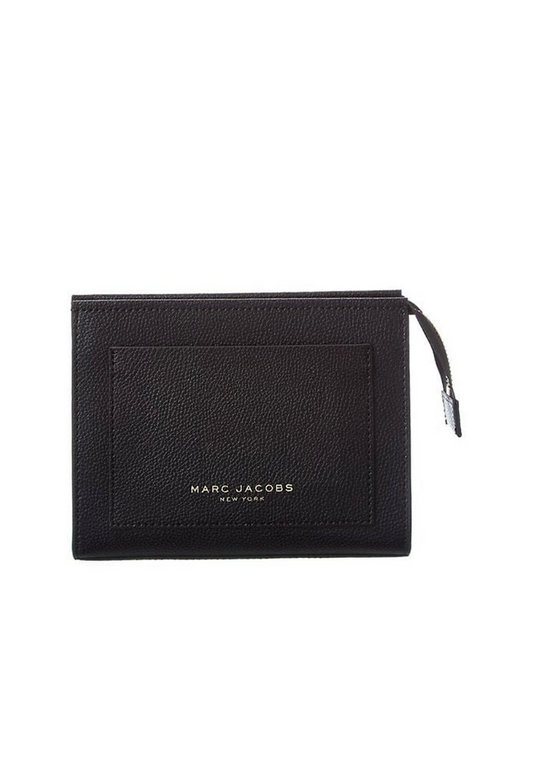 Marc Jacobs The Grind Cosmetic Bag Leather In Black S202L01PF22