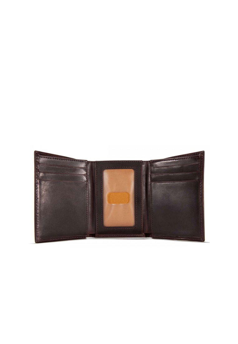 Carhartt Oil Tan Trifold Wallet WW0219 In Dark Brown