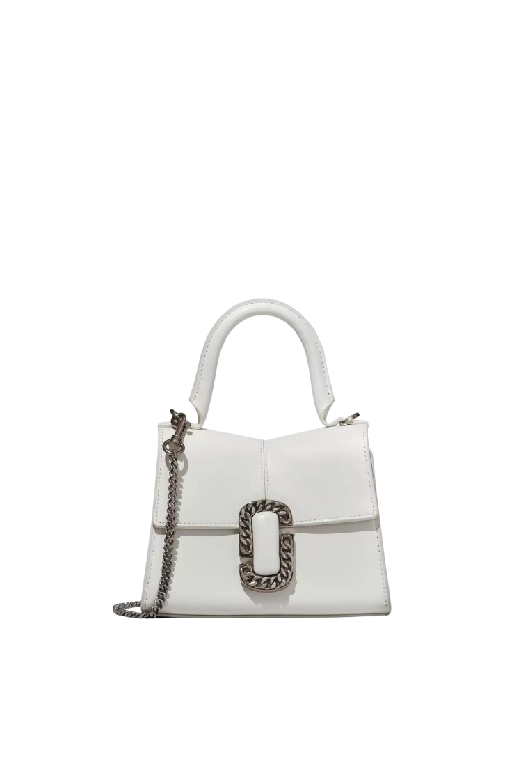 Marc Jacobs The ST. Marc Mini Top Handle Bag In White 2P3HSC004H01