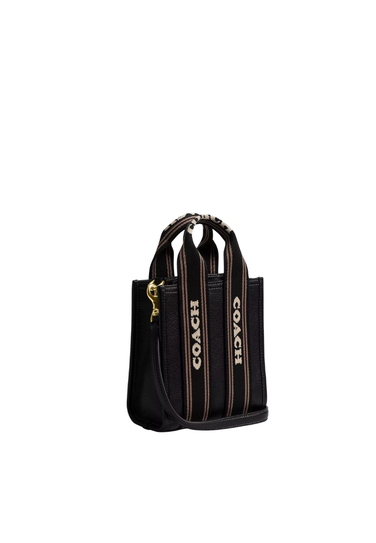 ( PREORDER ) Coach Smith Mini Tote Bag In Black Multi CCF80
