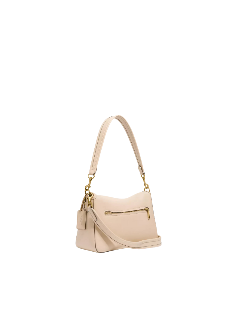 ( PREORDER ) Coach Soft Tabby Shoulder Bag In Brass Ivory C4823