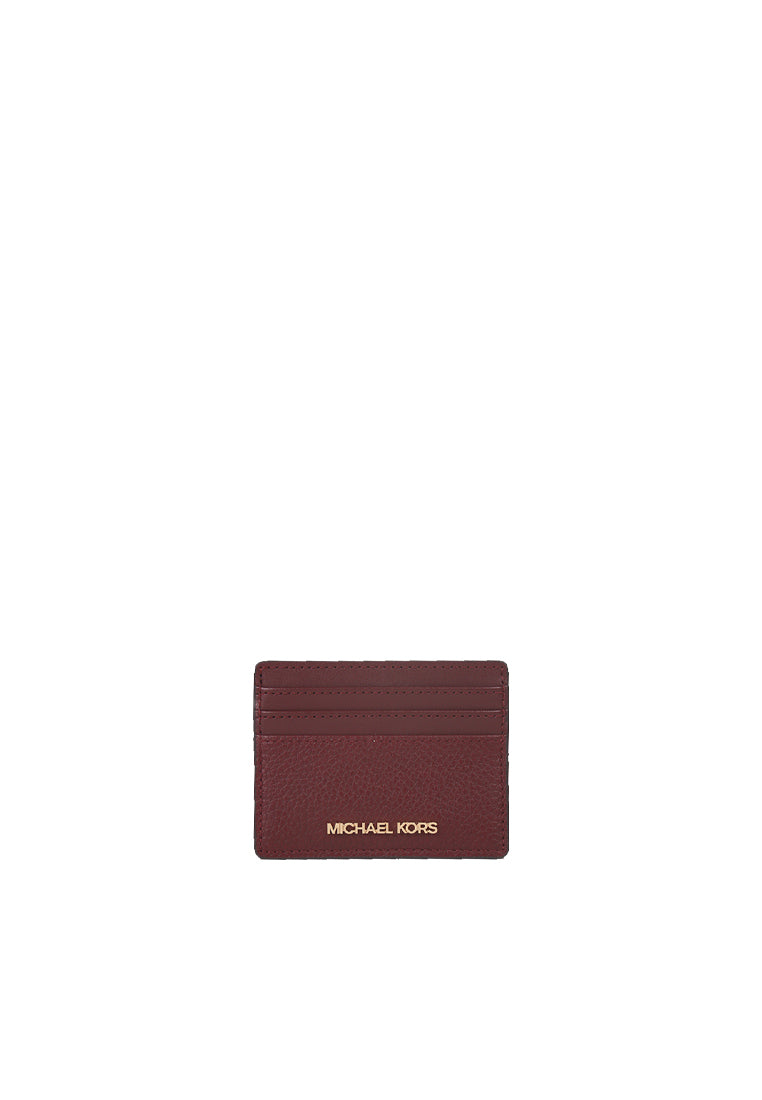 Michael Kors Jet Set Travel Card Case In Oxblood 35R4GTVD9L