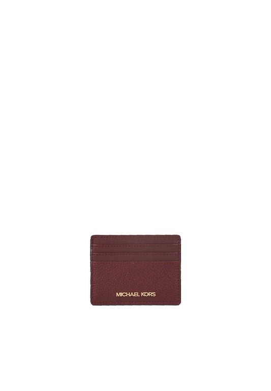 Michael Kors Jet Set Travel Card Case In Oxblood 35R4GTVD9L