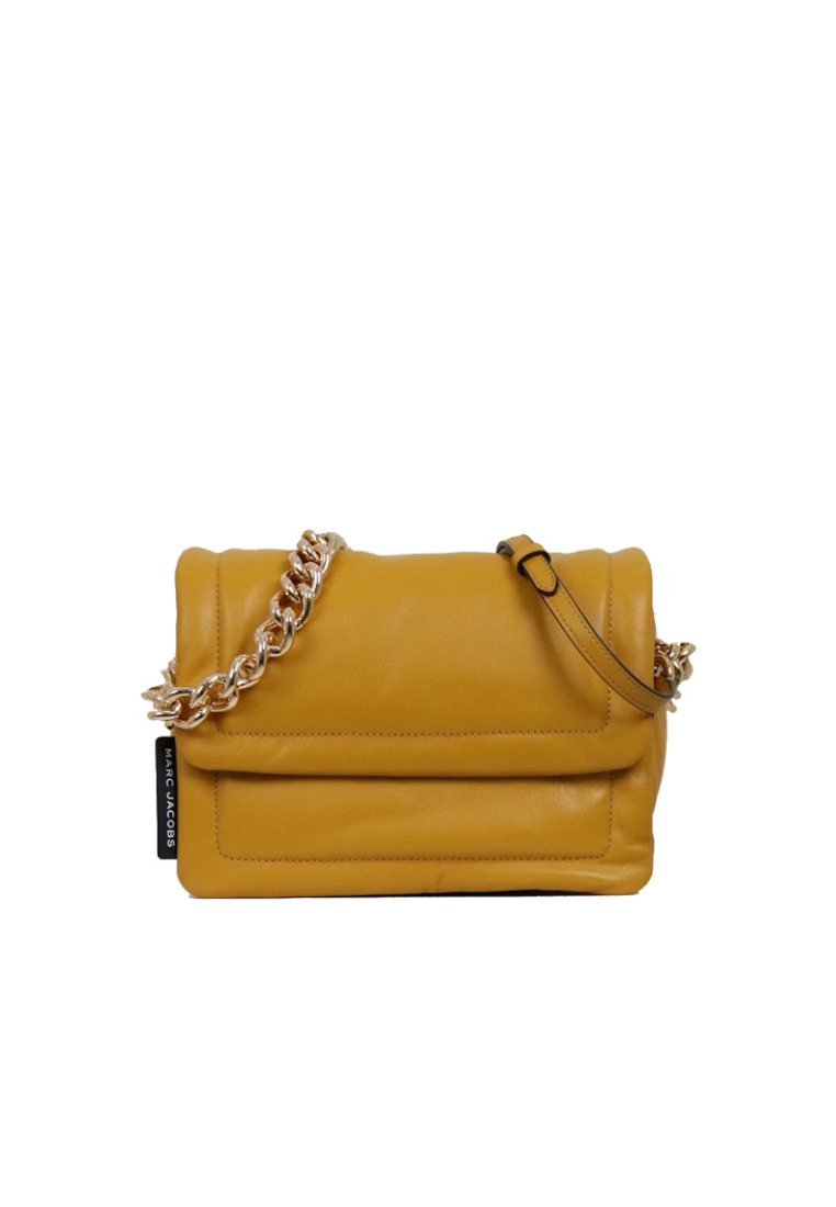 Marc Jacobs Pillow Soft Leather Shoulder Bag In Golden Spice H905L01PF22