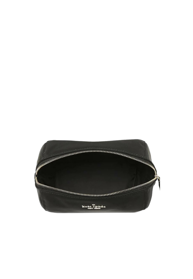 Kate Spade Chelsea The Little Better Pouch Bag Nylon Cosmetic In Black WLR00618