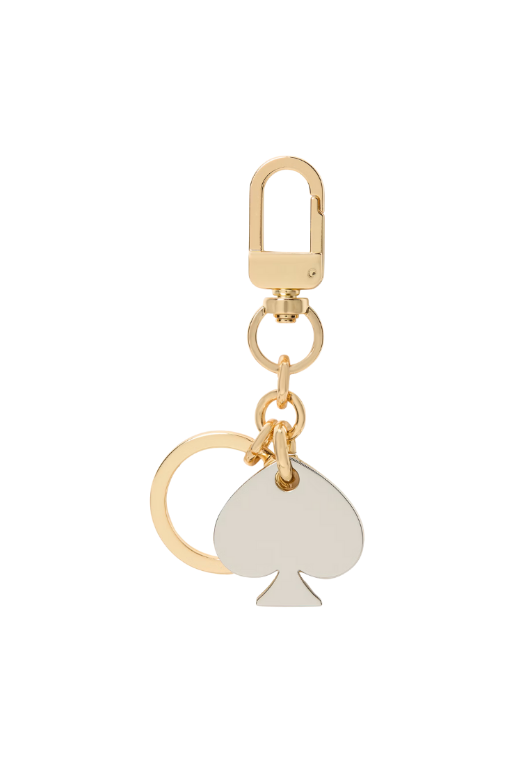 ( PREORDER ) Kate Spade Spade Logo Metal Bag Charm In Multi KL931