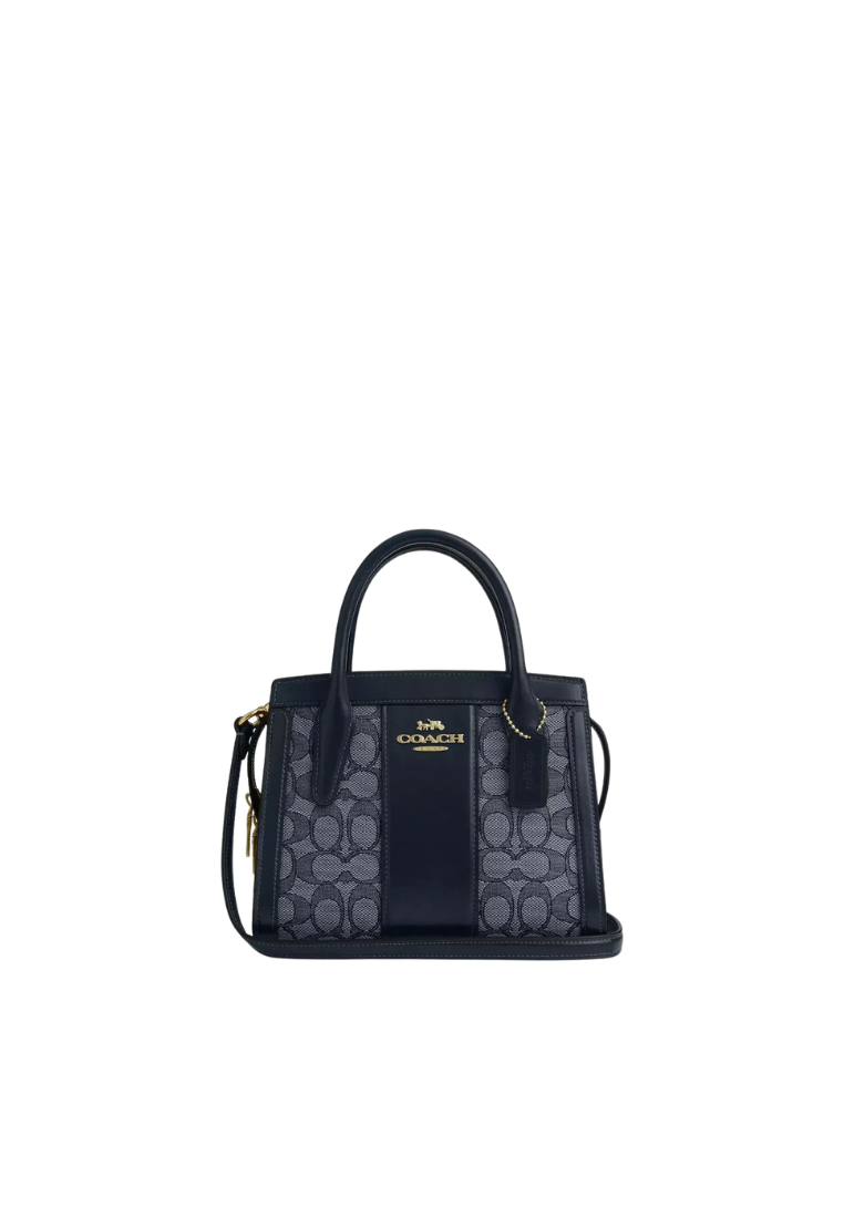 ( PREORDER ) Coach Andrea Carryall Crossbody In Gold Navy Midnight Navy CT766