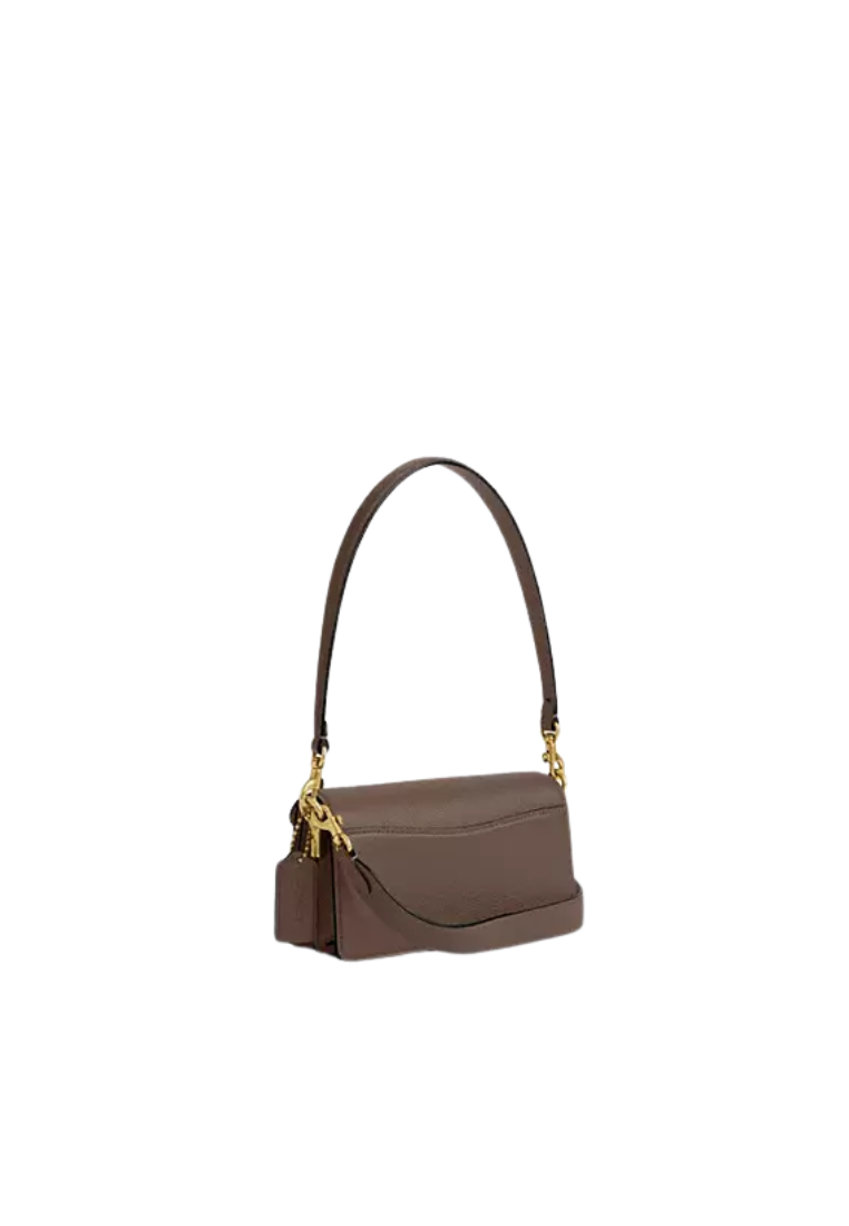 ( PREORDER ) Coach Tabby 20 Shoulder Bag In Brass Dark Stone CY201