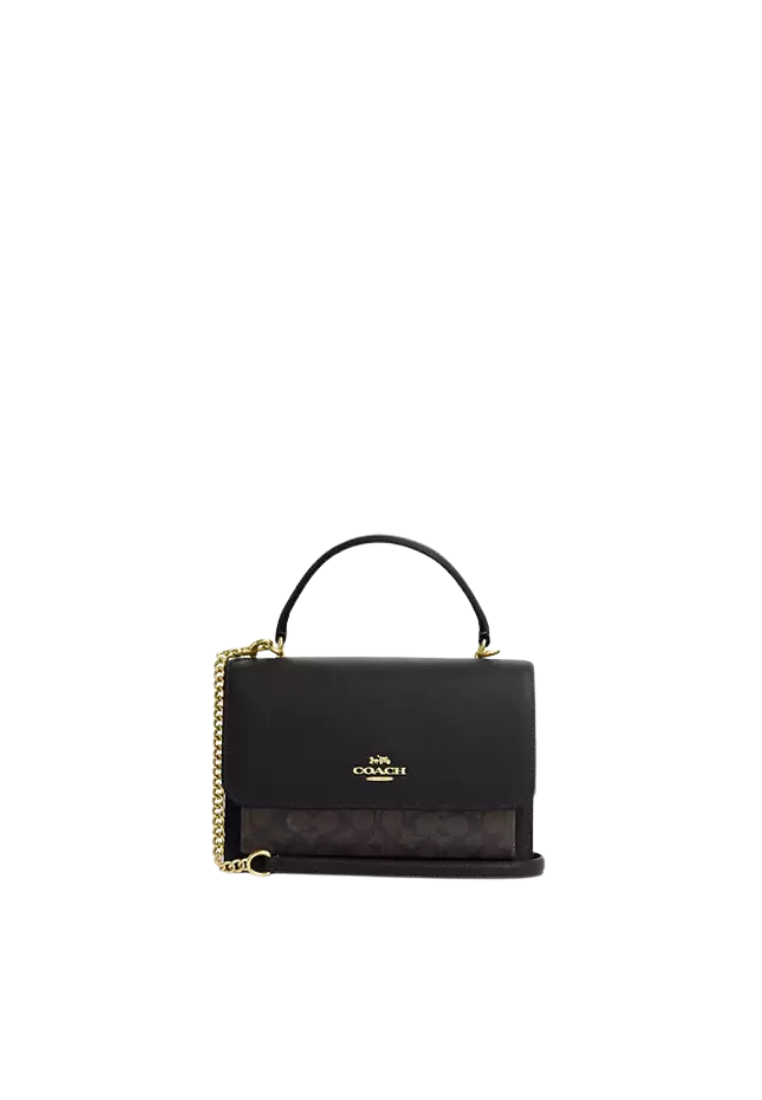 ( PREORDER ) Coach Klare Crossbody Bag In Gold Walnut Black CY687