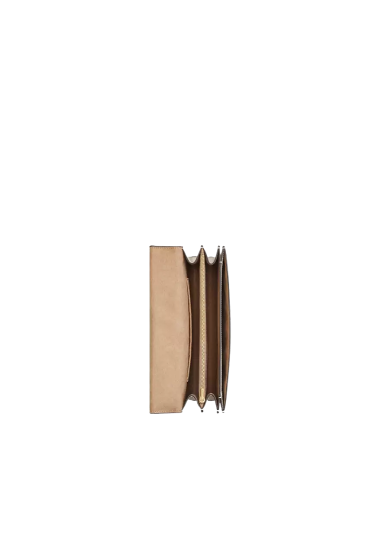 ( PREORDER ) Coach Klare Envelope Crossbody Bag In Gold Chalk CBI98