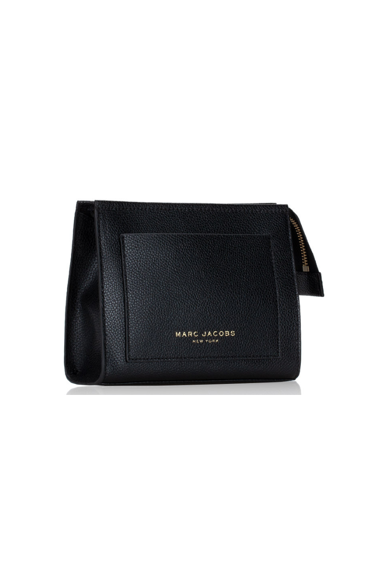 Marc Jacobs The Grind Cosmetic Bag Leather In Black S202L01PF22