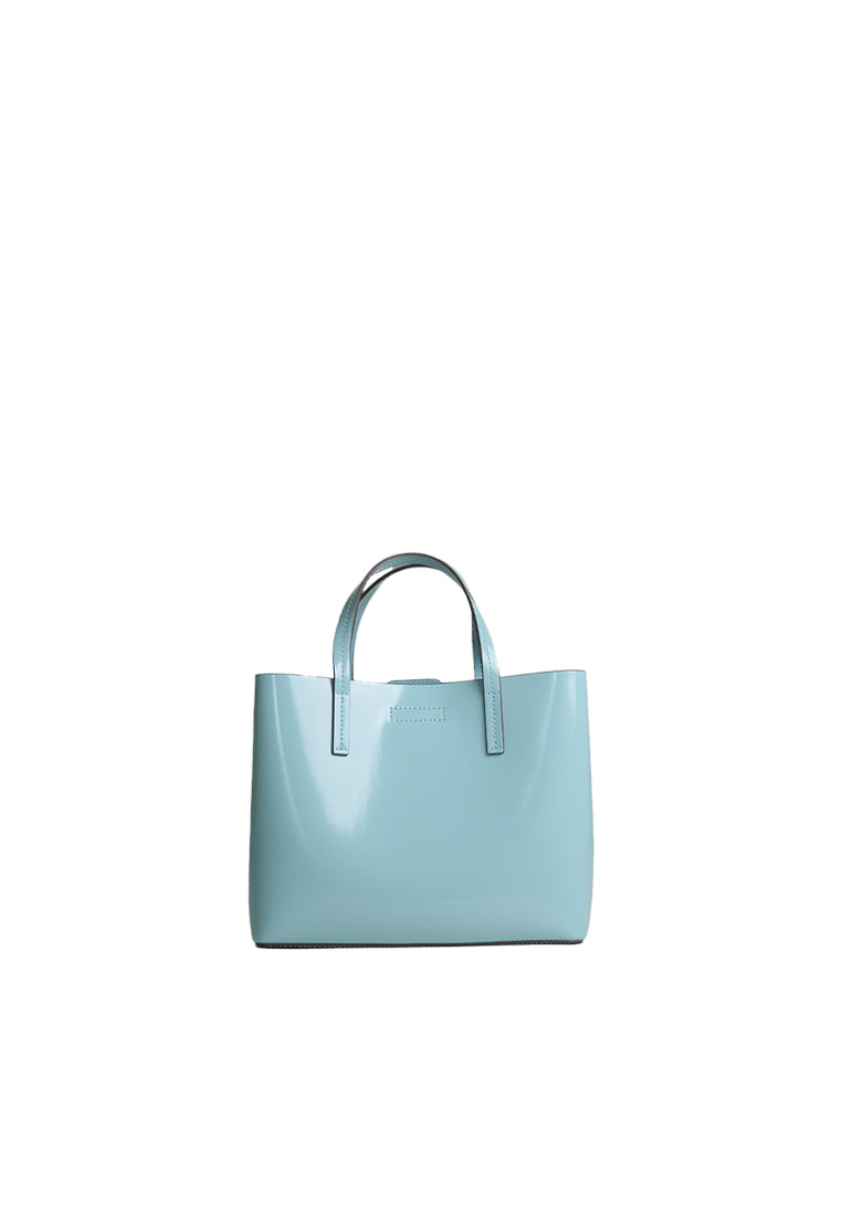 Tory Burch Blake Patent Tote Bag In Angel Blue 156481