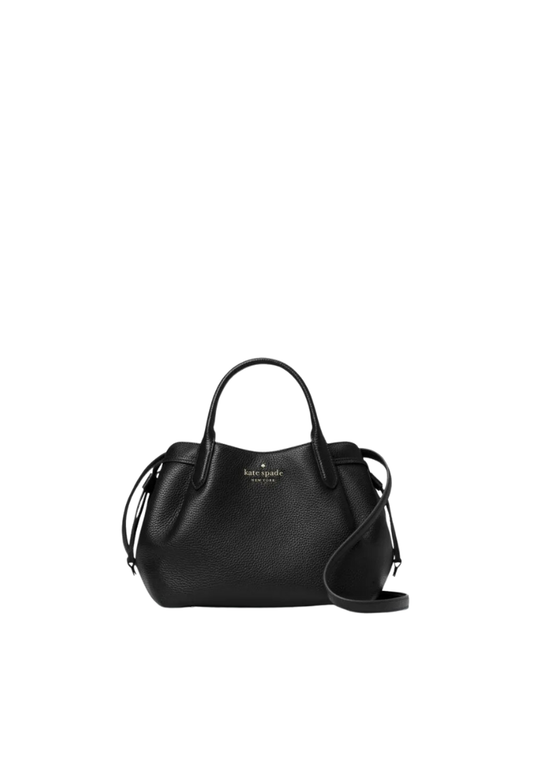( PREORDER ) Kate Spade Dumpling Small Satchel Bag In Black K8135