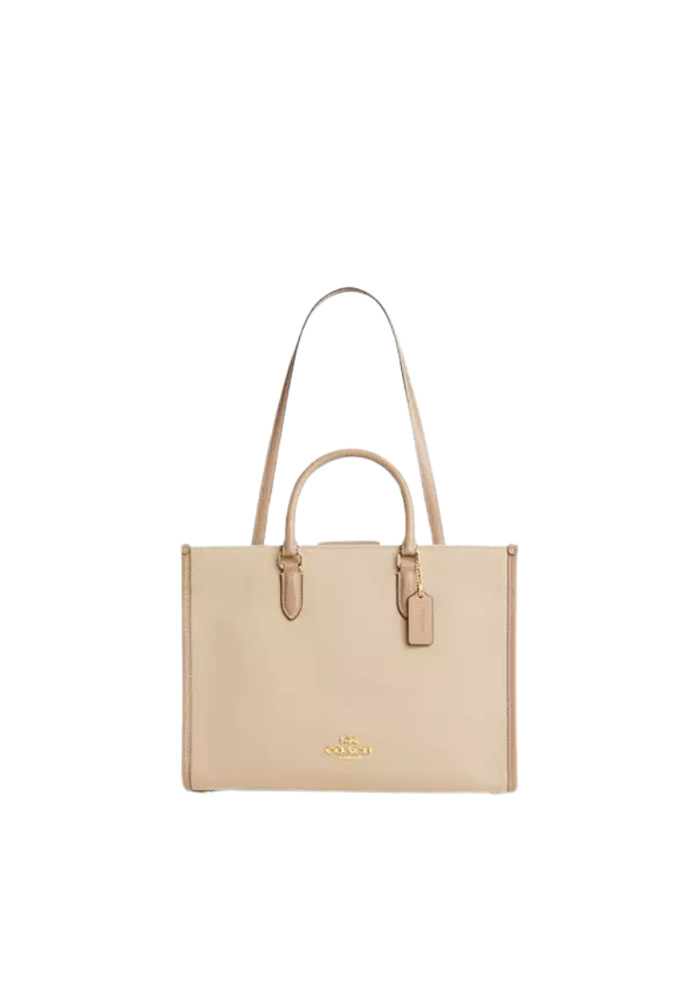 ( PREORDER ) Coach Maggie Tote Bag In Dark Natural Multi CAK59