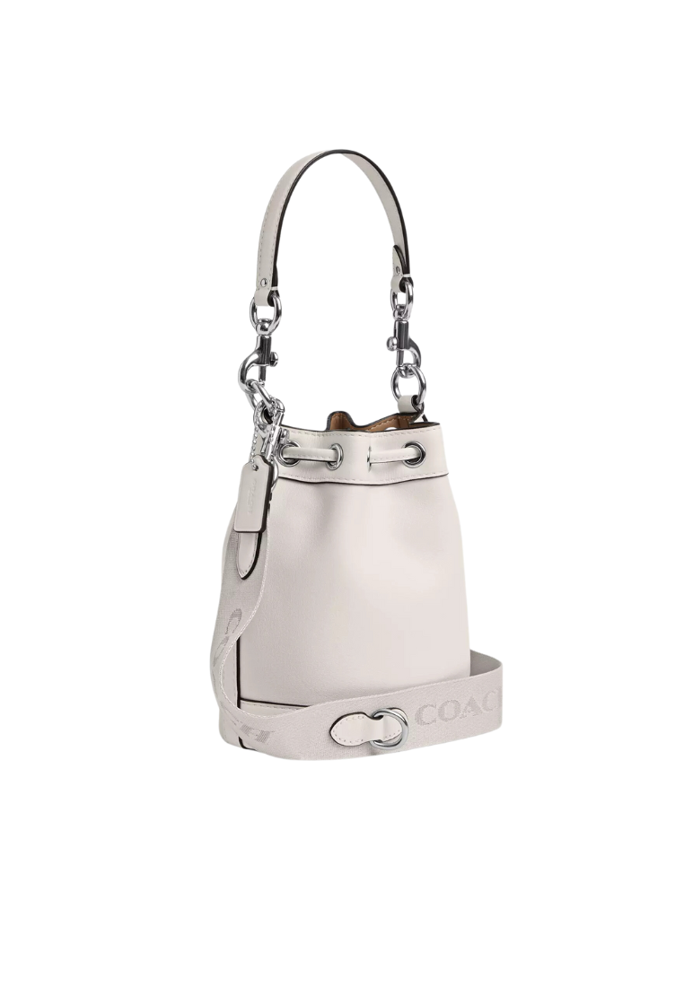 ( PREORDER ) Coach Mini Bucket Crossbody In Silver Chalk CR144