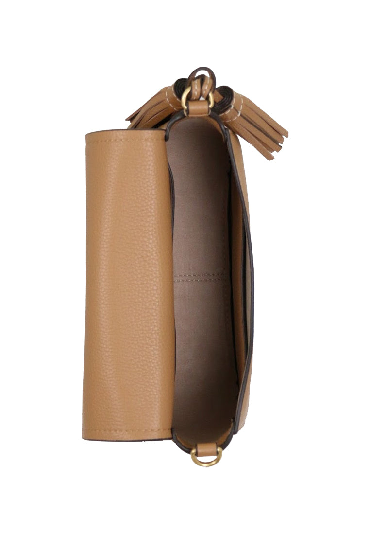 Tory Burch Thea Flap Crossbody Bag In Tiramisu 144688