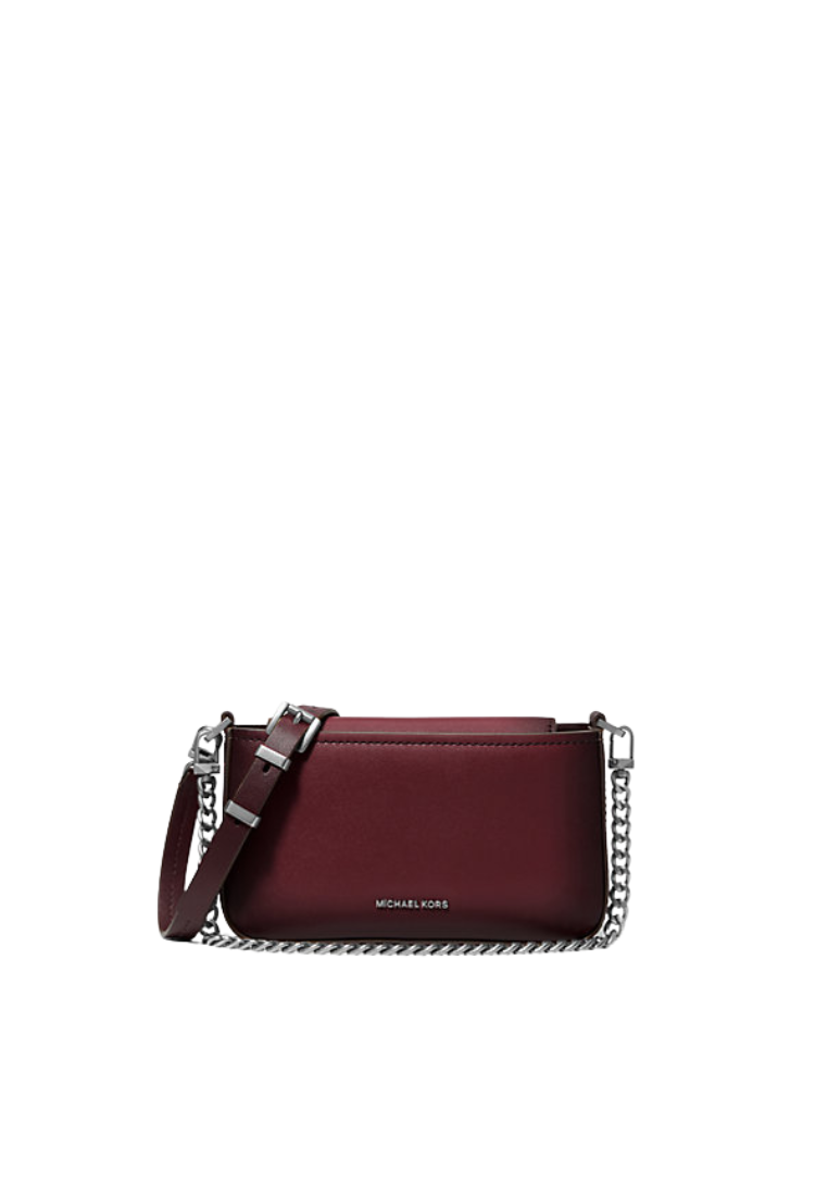 ( PREORDER ) Michael Kors Bryant Smal Burnished Leather Crossbody bag In Oxblood 32F5TYTU1O