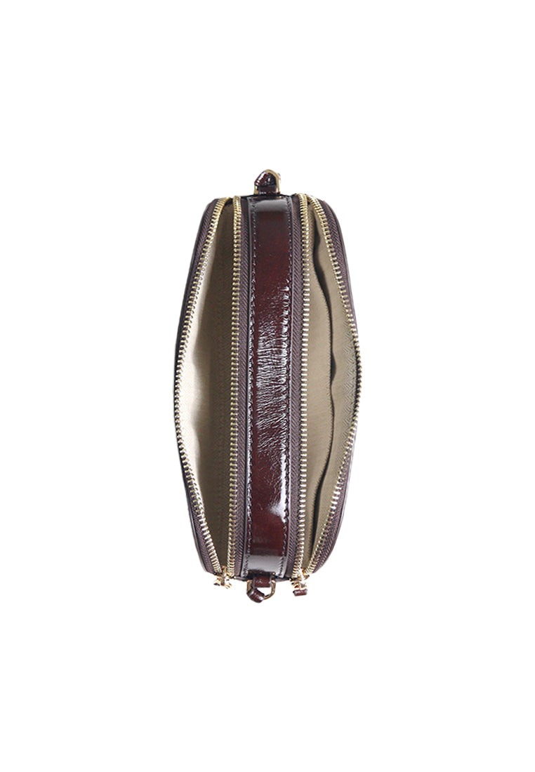 Tory Burch Crinkle Camera Bag In Tempranillo 176893