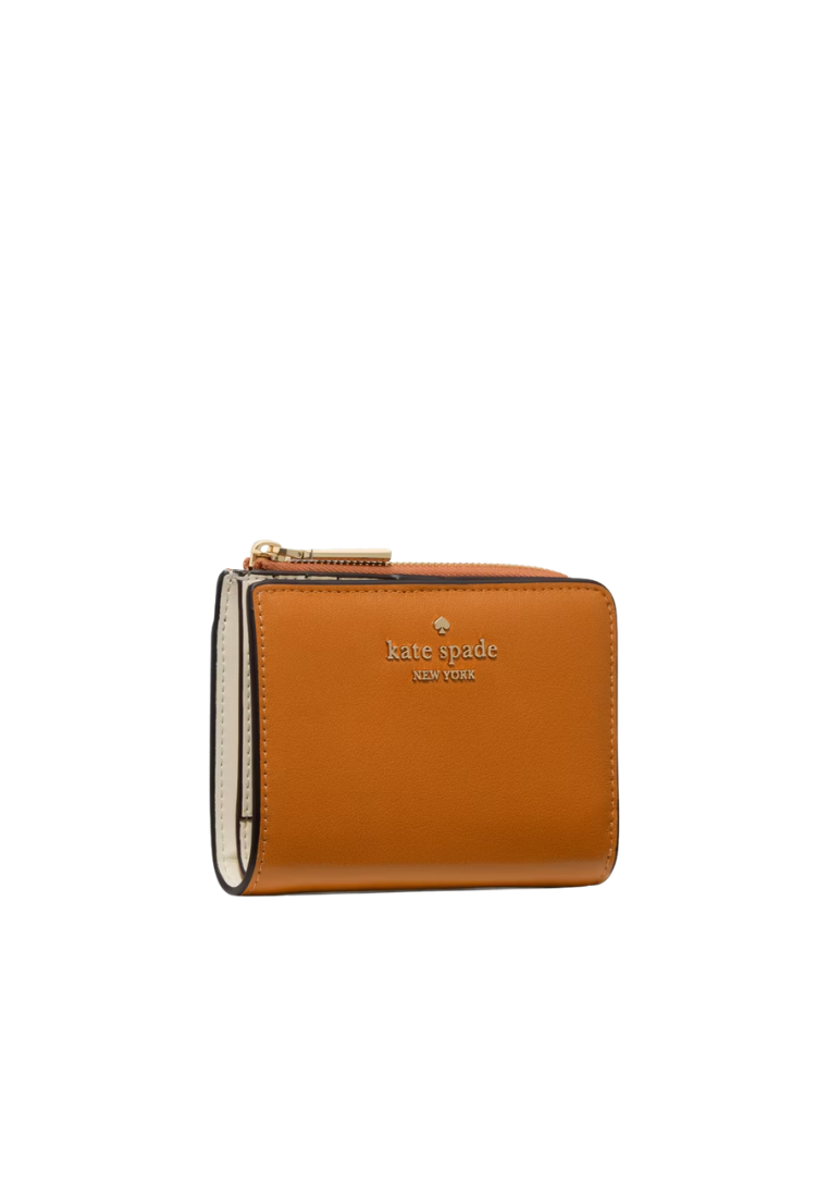 Kate Spade Small L-zip Wallet In Orange Jas KO180