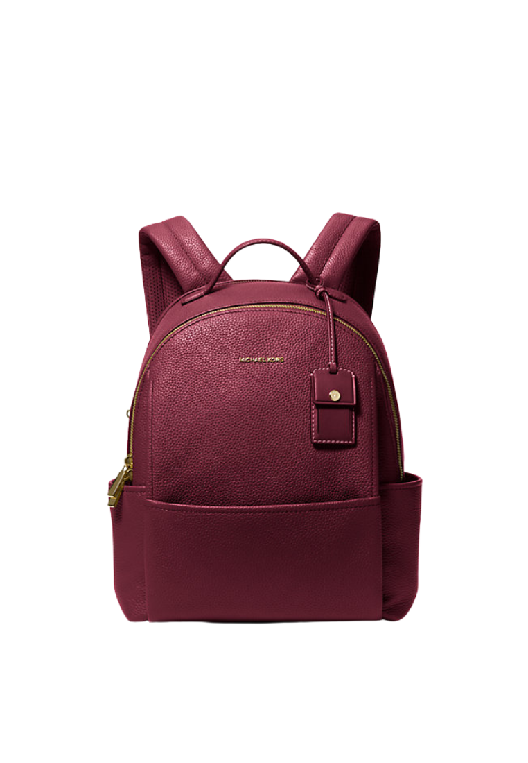 ( PREORDER ) Michael Kors Sable Medium Pebbled Leather Backpack In Mulberry 30T5G3XB2L