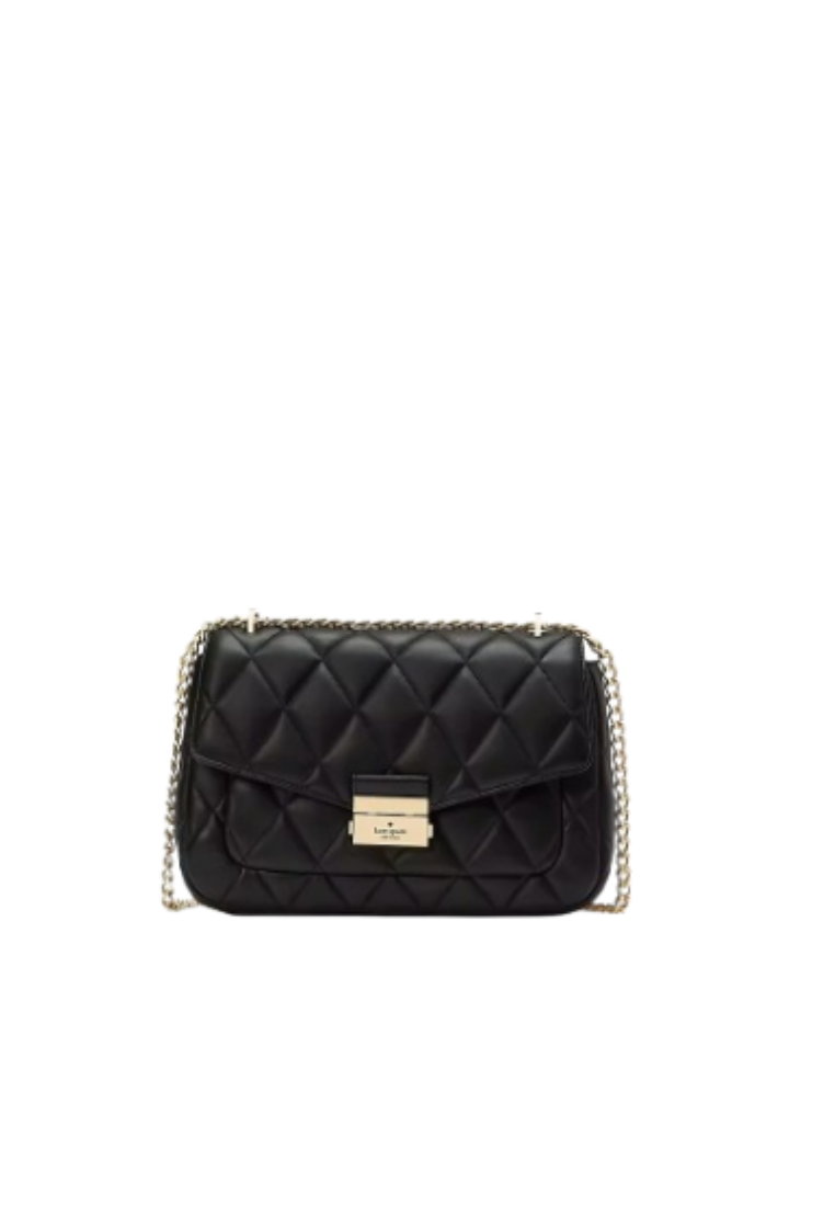 Kate Spade Carey KA766 Medium Flap Shoulder Bag In Black