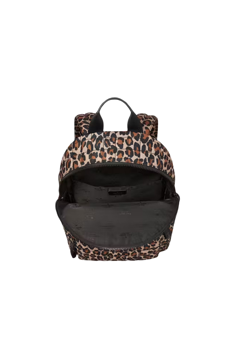 Kate Spade Camden Quilted Leopard Backpack In Brown Multi KI382