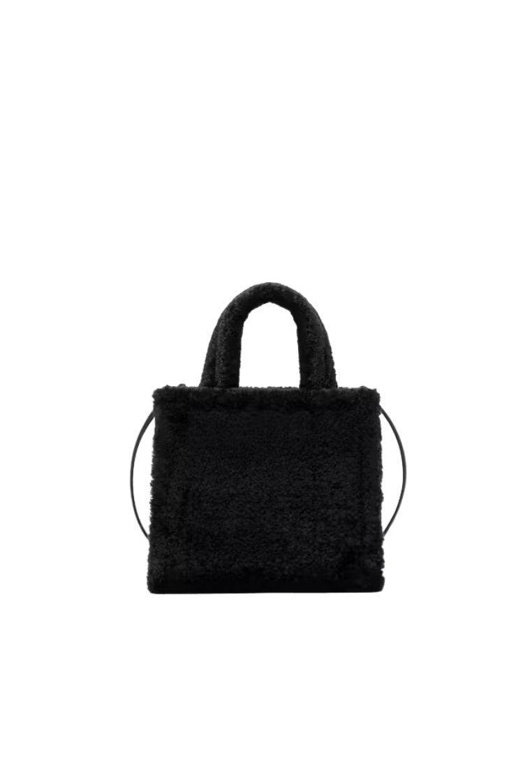 ( PREORDER ) Kate Spade Ellie Faux Fur Tote Bag In Black KI861