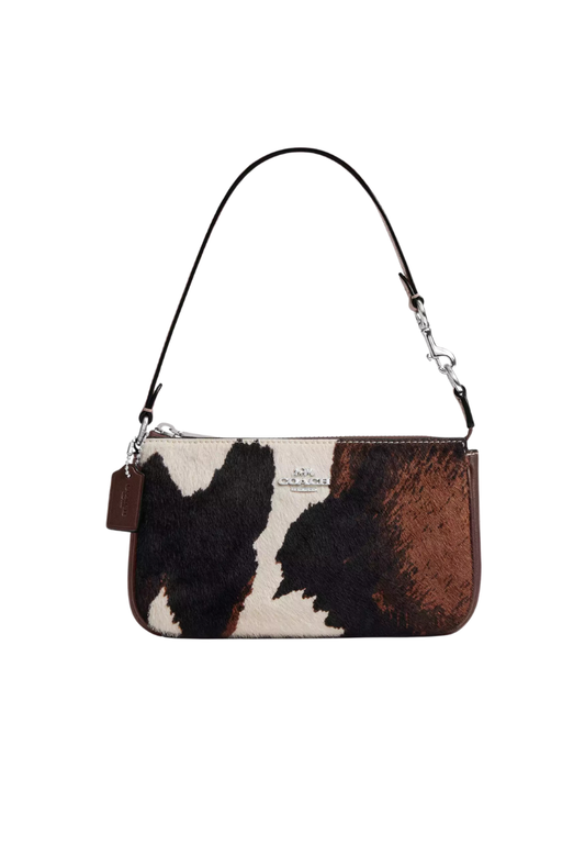 ( PREORDER ) Coach Nolita With Cow Print Shoulder Bag In Cow Multi CCV61