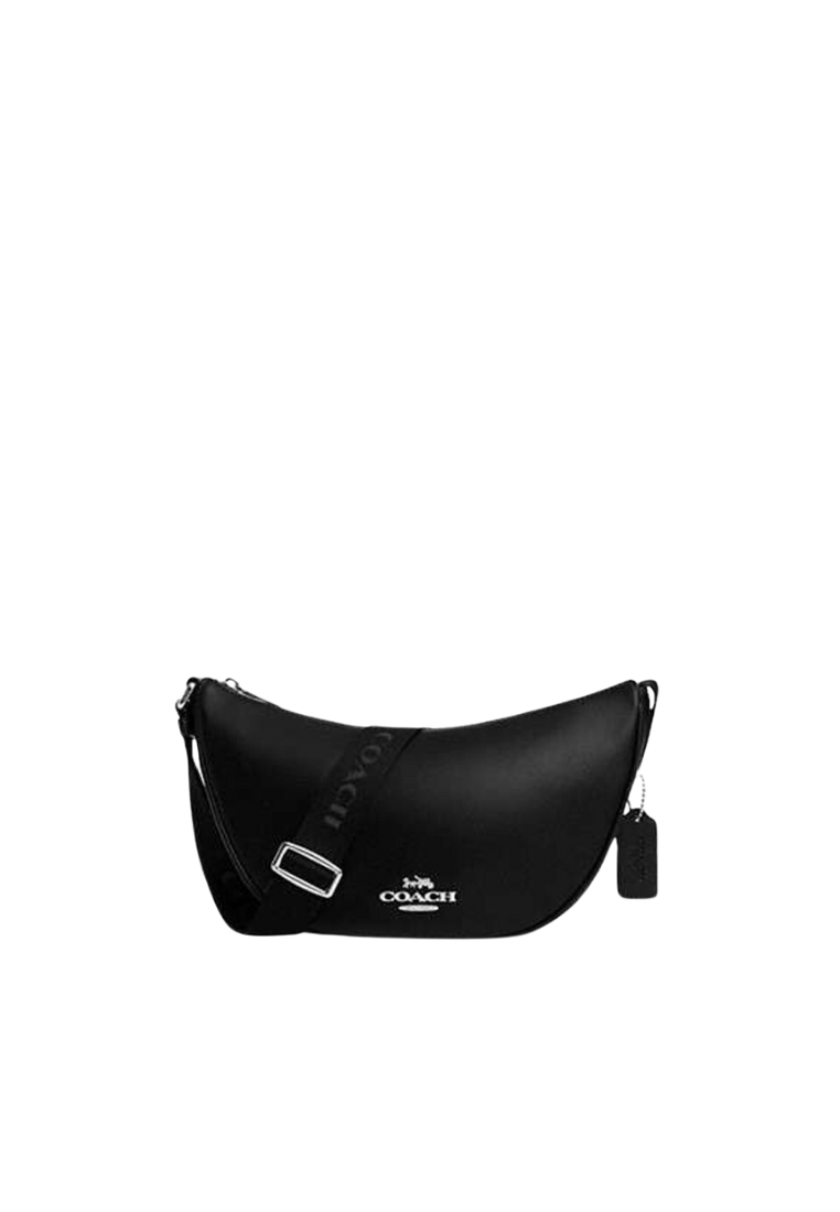 ( PREORDER ) Coach Pace Shoulder Bag Smooth Leather In Silver Black CT644