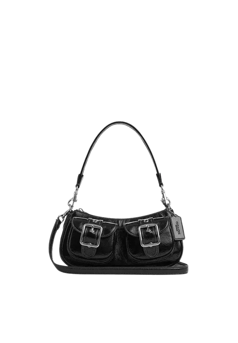 ( PREORDER ) Coach Ashton Crossbody Bag In Silver Black CBJ01