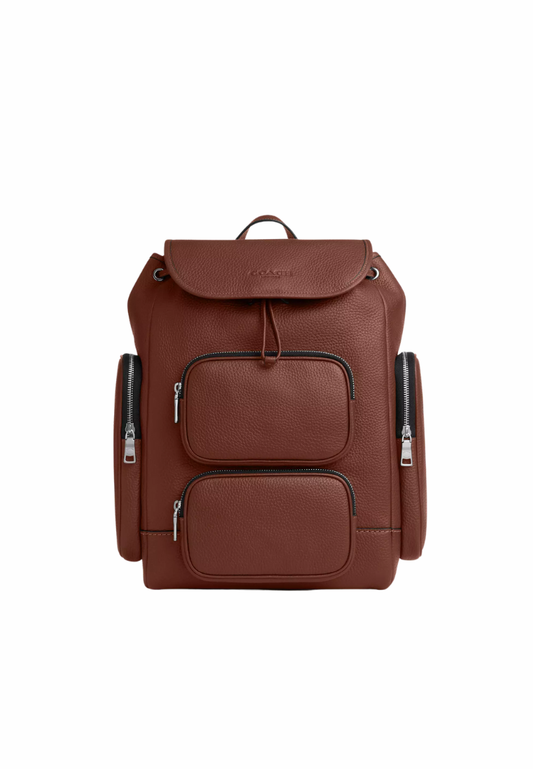 ( PREORDER ) Coach Finn Backpack In Vintage Brown CDC72