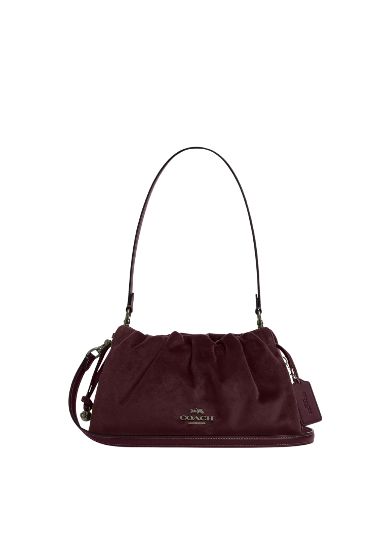 ( PREORDER ) Coach Faye Shoulder Bag In Burgundy CCE40