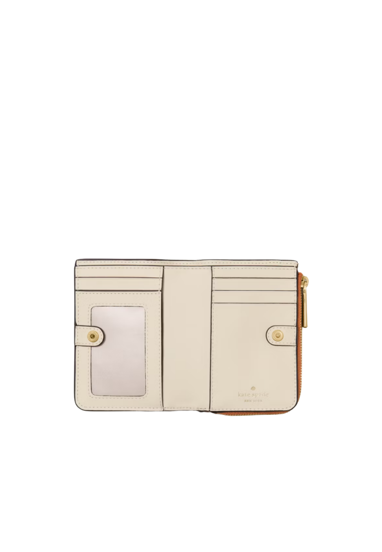 Kate Spade Small L-zip Wallet In Orange Jas KO180