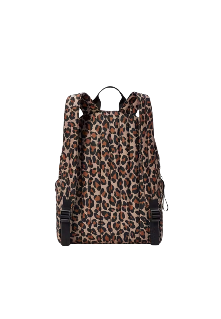 Kate Spade Camden Quilted Leopard Backpack In Brown Multi KI382