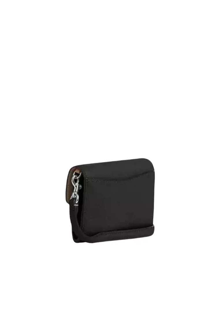 Coach Mini Envelope Wallet With Strap In Black CU170