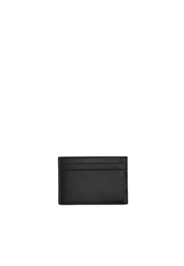 Coach Compact Billfold Wallet Signature In Charcoal Black CW368