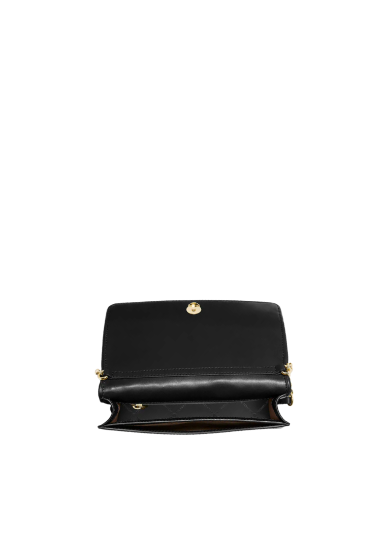 Michael Kors Jet Set Medium Woven Crossbody Bag In Black Noir 35R6GTVC8Y