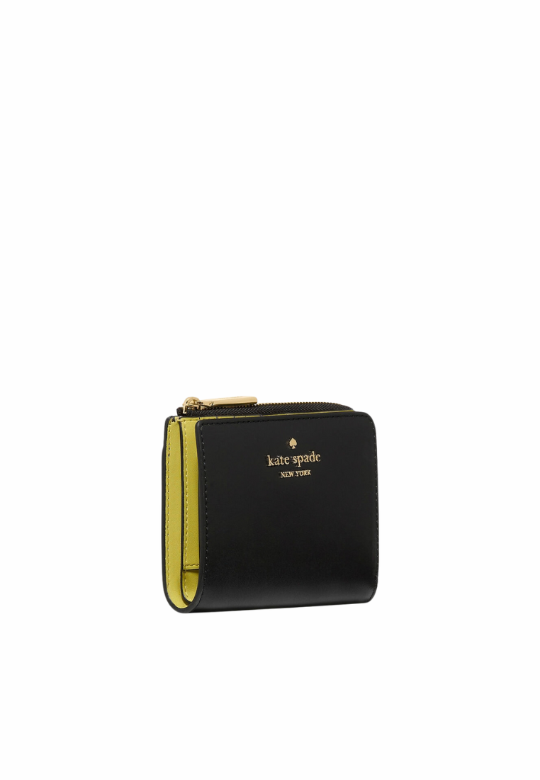 Kate Spade Madison Small L-Zip Wallet In Black KM623