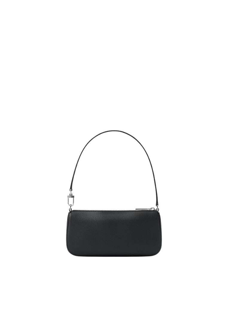 ( PREORDER ) Michael Kors Zoe Small Pebbled Leather Shoulder Bag In Black 32S5SZCU1L