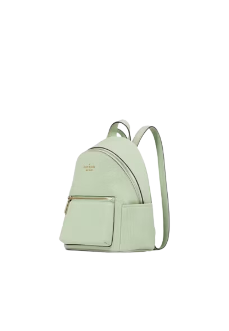 ( AS IS ) Kate Spade Leila Pebbled Leather Mini Dome Backpack In Beach Glass KB650