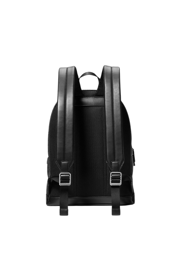 Michael Kors Cooper Slim Embellished Signature Logo Commuter Backpack In Black 37R5LCOB2U