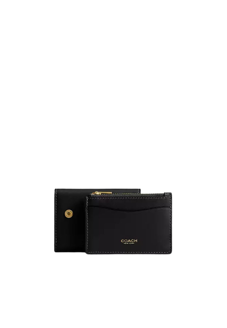 ( PREORDER ) Coach Essential Wallet Card Holder In Black CZ111