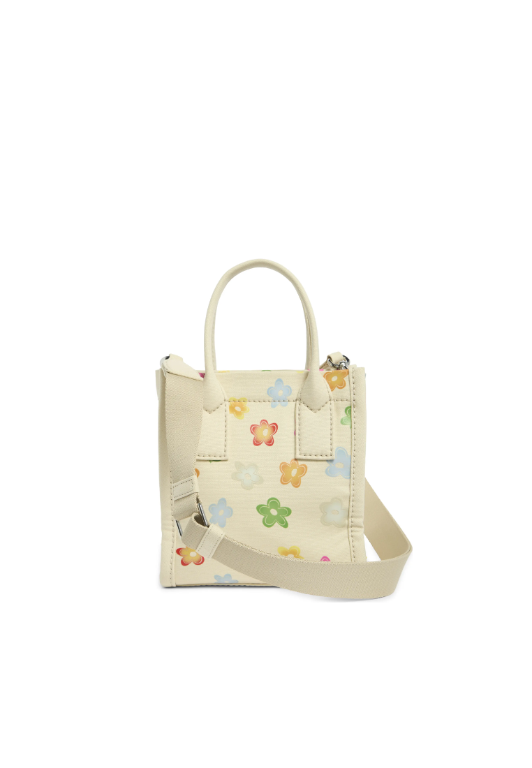 Marc Jacobs Canvas Standard Supply Tote Bag With Flower Print In White Multi 4P6HTT025H02